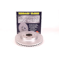 Front Disc Rotor Patrol Y62 Slotted & Dimpled
