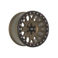 17X8.5 Hybrid Beadlock Wheel Bronze 6X114.3 +20 Black Imitation Beadlock Ring