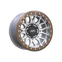 17X8.5 Hybrid Beadlock Wheel Machined 6X139.7  -38 Bronze True Beadlock Ring