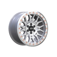 17X8.5 Hybrid Beadlock Wheel Machined 6X139.7 +20 Machined Imitation Beadlock Ring