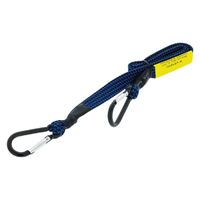 Fat Bungee Strap Blue 80mm with Carabiner Style