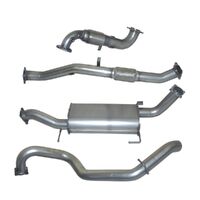 Stainless Steel Exhaust Kit with Muffler Delete Patrol GU ZD30 CRD Wagon