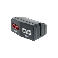 Double Surface Mount Housing 50A Plugs Red & Grey