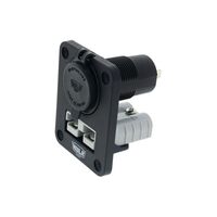 Double Flush Mount Housing with 50A Plug & Dual USB