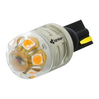T15 Wedge Amber LED Globe PKT 2