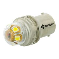 BA15S LED Globe PKT 2