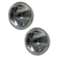 Semi Sealed Beam Round Headlight 7" Pair