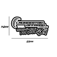 Medium Sticker Launceston Offroad Logo