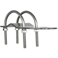 MB408SS 3mm Bull Bar Bracket with "U" Bolts - Stainless Steel