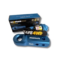 Alloy Recovery Hitch & Soft Shackle Kit Blue