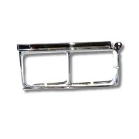 Headlamp Rim LH Chrome Landcruiser 80