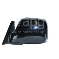 Mirror Manual Black Left Landcruiser 80