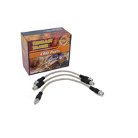 Braided Brake Line Kit Hilux GGN KUN