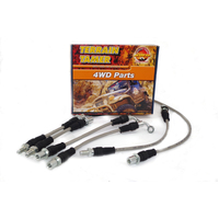 Braided Brake Line Kit Landcruiser 75